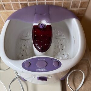 Homedics Purple and White Kids Bath Tool